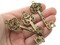 4 60mm Antique Bronze Classic Filigree Heart Metal Skeleton Key Charms